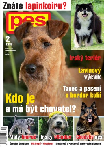 Obálka e-magazínu Pes přítel člověka 2/2015