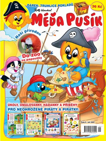 Obálka e-magazínu Méďa Pusík 9/2022