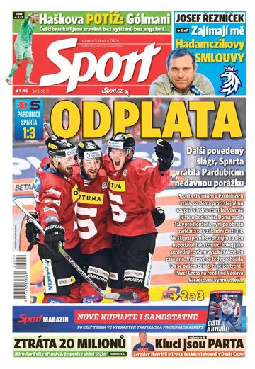 Obálka e-magazínu Sport 3.2.2024