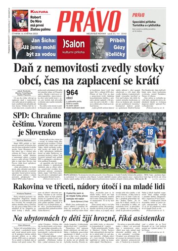 Obálka e-magazínu Deník Právo 15.5.2025
