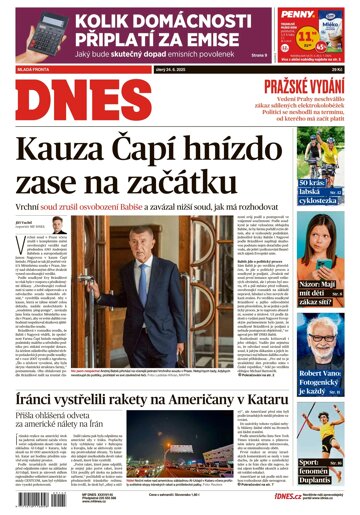 Obálka e-magazínu MF Dnes 24.6.2025