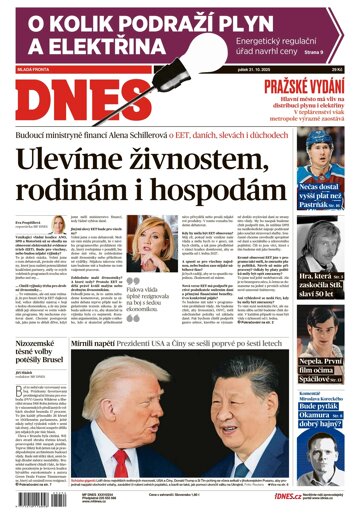 Obálka e-magazínu MF Dnes 31.10.2025