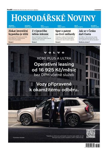 Obálka e-magazínu Hospodářské noviny 232 - 1.12.2025