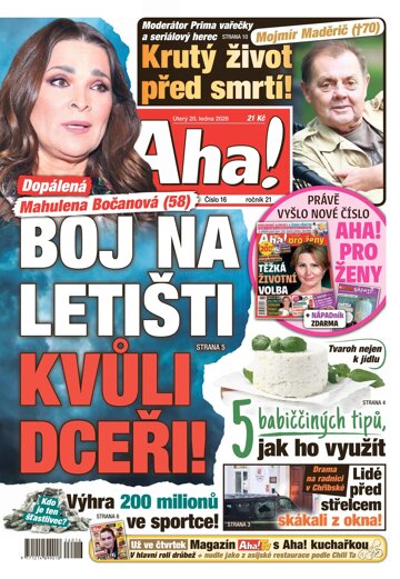 Obálka e-magazínu AHA! 20.1.2026