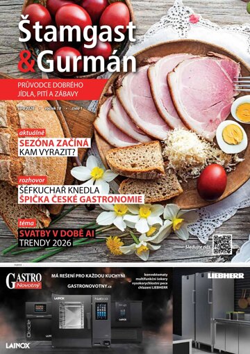 Obálka e-magazínu Štamgast & Gurmán jaro 2026