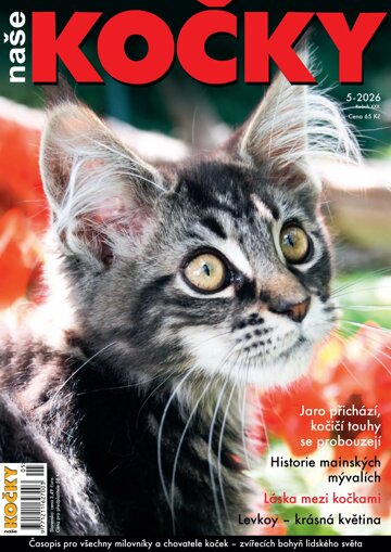 Obálka e-magazínu Naše kočky 5/2026