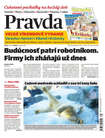 Obálka e-magazínu Pravda 31. 7. 2026