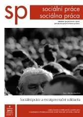 Obálka e-magazínu Sociální práce 4/2012 a mezigenerační solidarita
