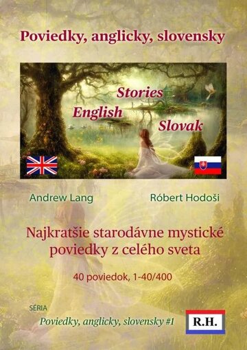 Obálka knihy Poviedky, anglicky, slovensky
