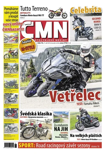 ČESKÉ MOTOCYKLOVÉ NOVINY 19/2018