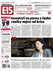 Obálka e-magazínu E15 6.10.2014