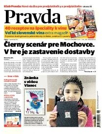 Obálka e-magazínu Pravda 14.11.2014
