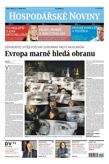 Obálka e-magazínu Hospodářské noviny 006 - 9.1.2015
