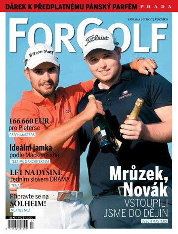 Obálka e-magazínu ForGolf 9/2015