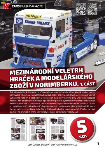 Obálka e-magazínu Mezinárodní veletrh hraček a modelářského zboží v Norimberku