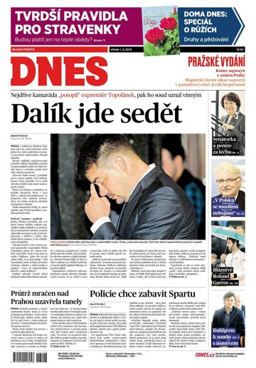 Obálka e-magazínu MF Dnes 1.6.2016