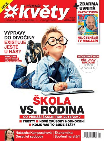 Obálka e-magazínu Týdeník Květy 34/2016