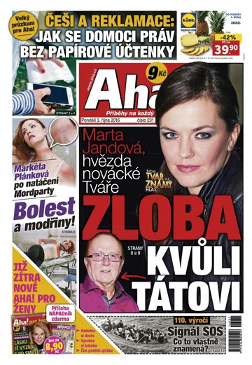 Obálka e-magazínu AHA! 3.10.2016