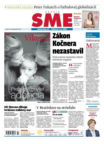 Obálka e-magazínu SME 1.6.2019