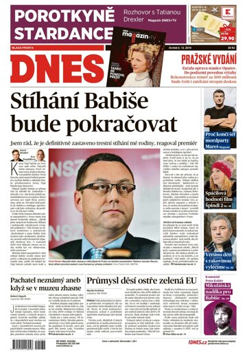 Obálka e-magazínu MF Dnes 5.12.2019