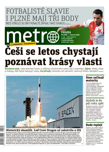Obálka e-magazínu deník METRO 1.6.2020