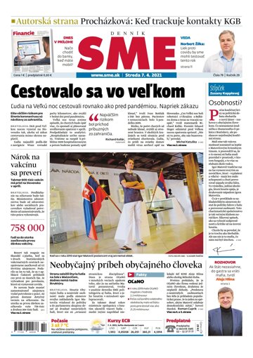 Obálka e-magazínu SME 7-4-2021