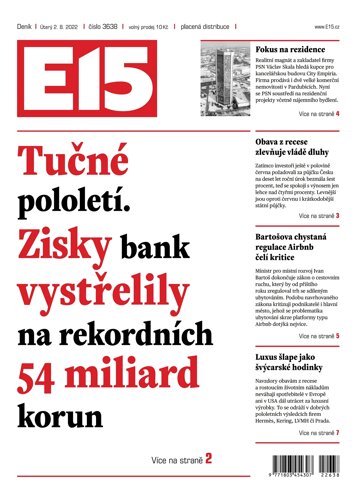 Obálka e-magazínu E15 2.8.2022