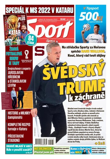 Obálka e-magazínu Sport 18.11.2022