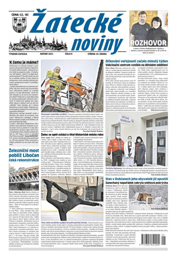 Obálka e-magazínu Žatecké noviny 6/2021