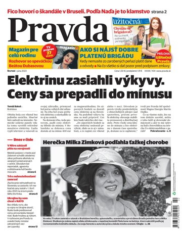 Obálka e-magazínu Pravda 1. 6. 2023