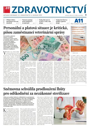 Obálka e-magazínu Ze Zdravotnictví 9/2025