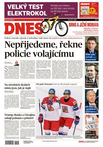 Obálka e-magazínu MF DNES Brno a Jižní Morava - 20.05.2025