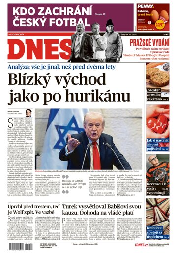 Obálka e-magazínu MF Dnes 14.10.2025