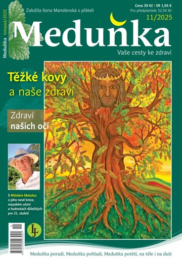 Obálka e-magazínu Meduňka 11/2025