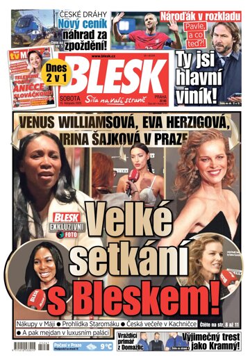 Obálka e-magazínu Blesk 15.11.2025