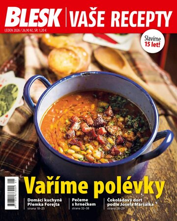 Obálka e-magazínu BLESK VAŠE RECEPTY 1/2026