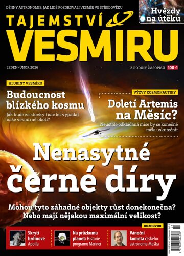 Obálka e-magazínu Tajemství Vesmíru 1-2/2026