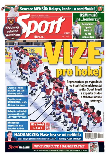 Obálka e-magazínu Sport 30.5.2026