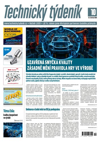 Obálka e-magazínu Technický týdeník 10/2026