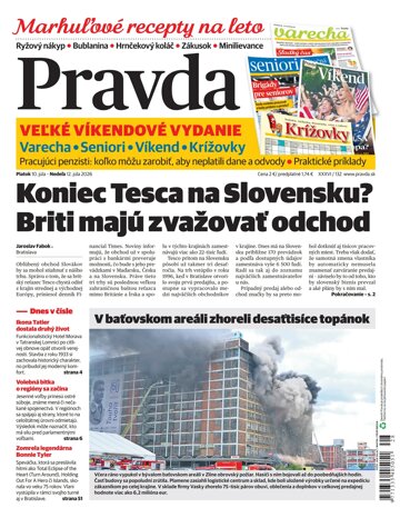 Obálka e-magazínu Pravda 10. 7. 2026
