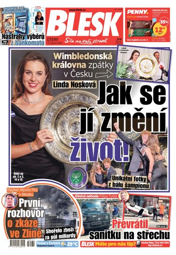 Obálka e-magazínu Blesk 14.7.2026