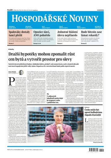 Obálka e-magazínu Hospodářské noviny 201 - 19.10.2026