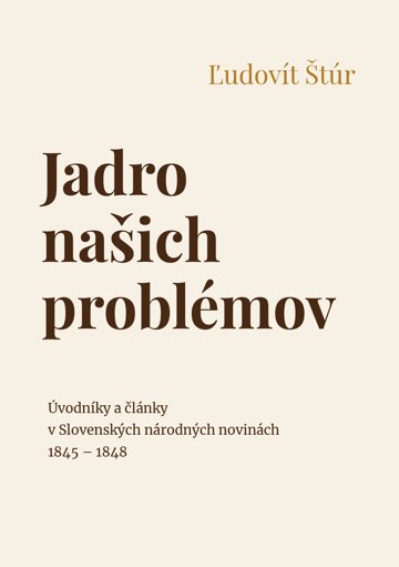 Obálka knihy Jadro našich problémov