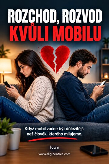 Obálka knihy Rozchod, rozvod kvůli mobilu