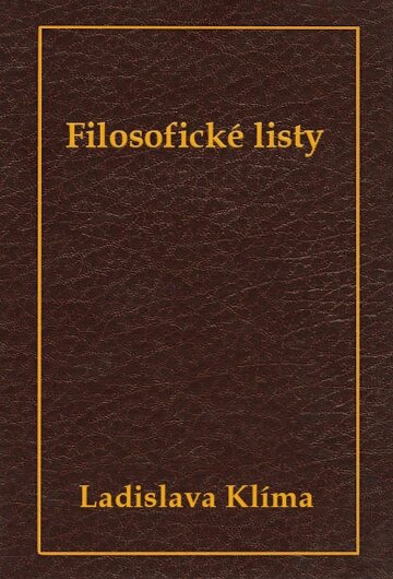 Obálka knihy Filosofické listy