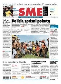 Obálka e-magazínu SME 10.6.2014
