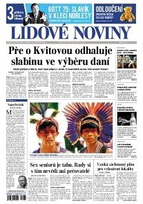 Obálka e-magazínu Lidové noviny 12.7.2014