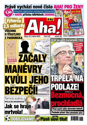 Obálka e-magazínu AHA! 19.5.2015
