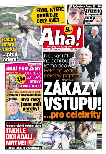 Obálka e-magazínu AHA! 18.7.2015