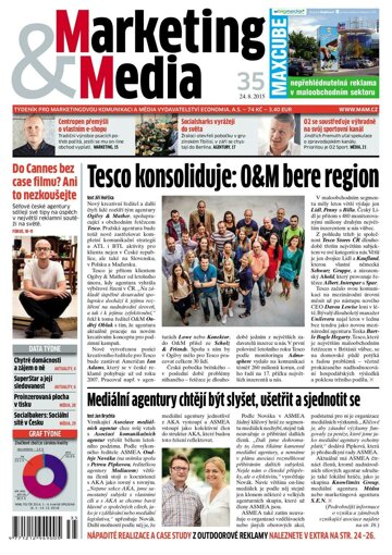 Obálka e-magazínu Marketing & Media 35 - 24.8.2015